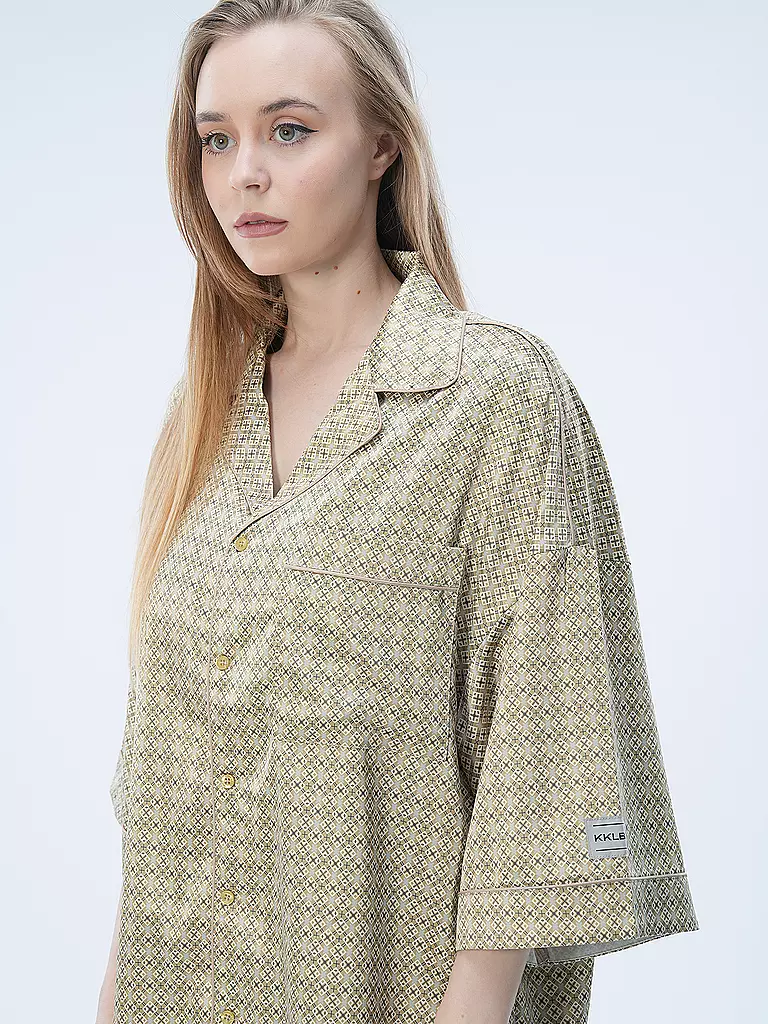 KARO KAUER Bluse Oversized Fit  beige