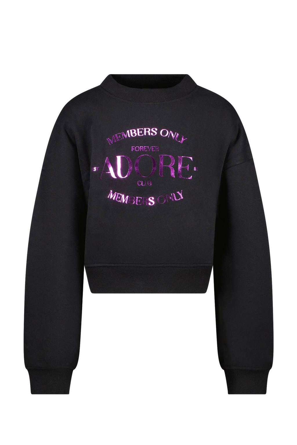 Cars sweater PAULA met printopdruk zwart