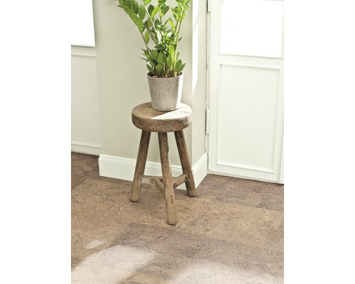 Kurkvloer Algarve crème 90,5x29,5 cm 10,5 mm dik verpakking van 8