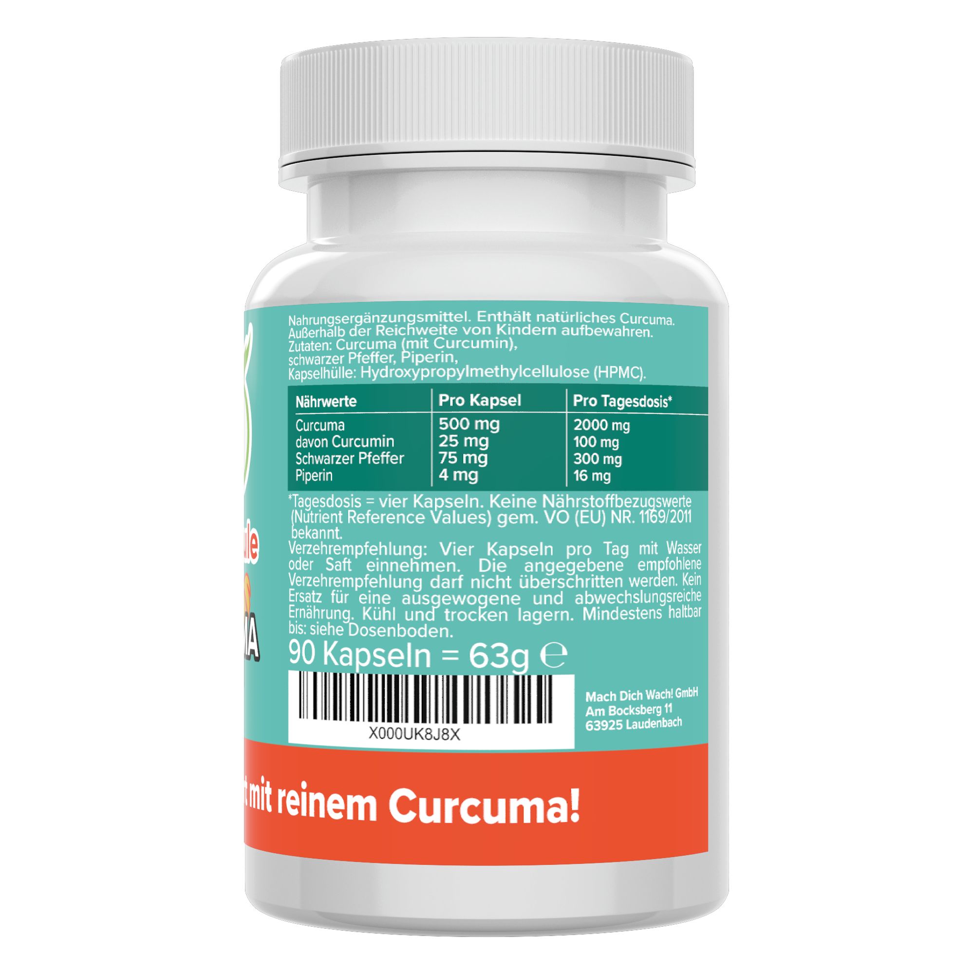 Curcuma Kapseln - Vitamineule®