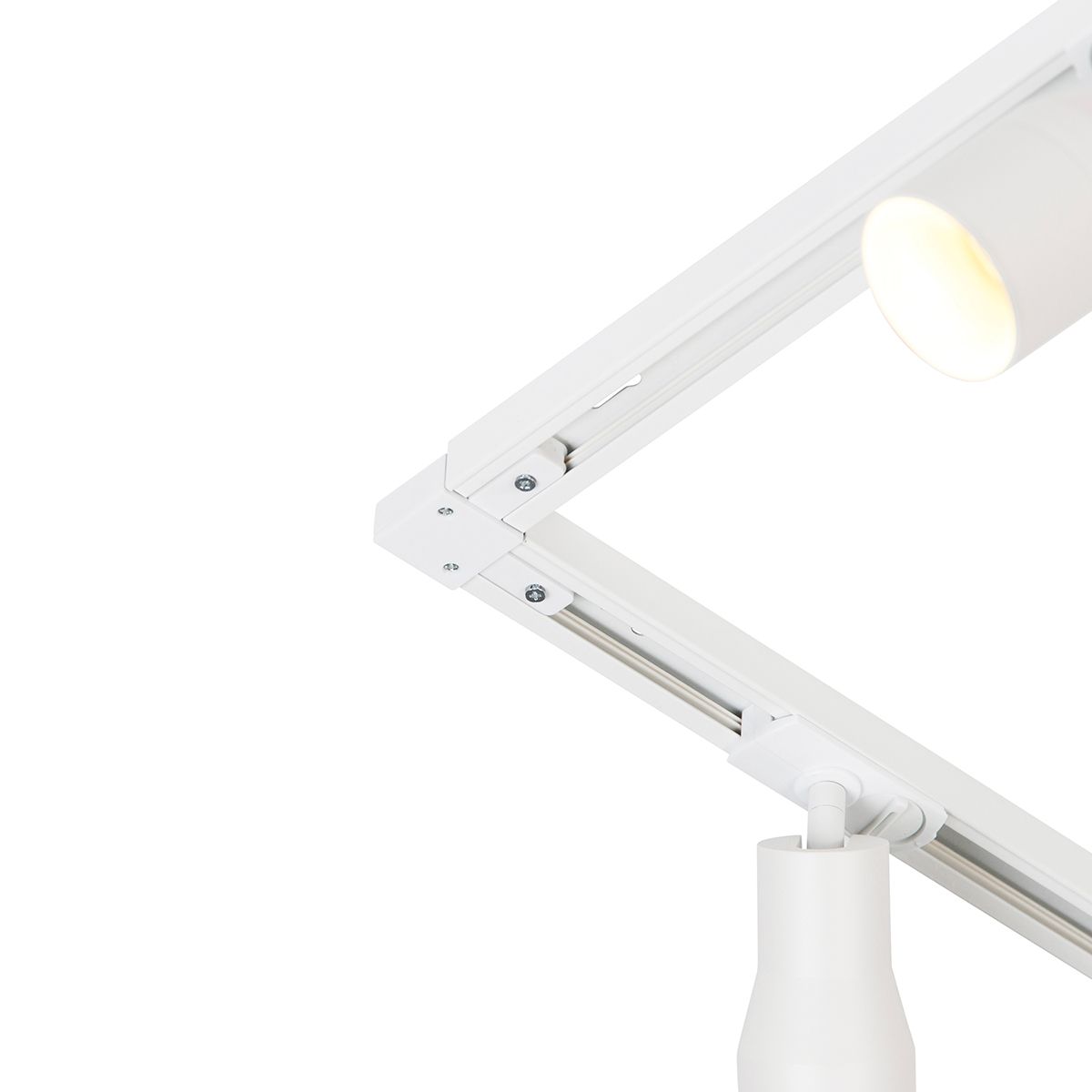 Modern railsysteem met 5 spots wit 1-fase - Iconic Kohua