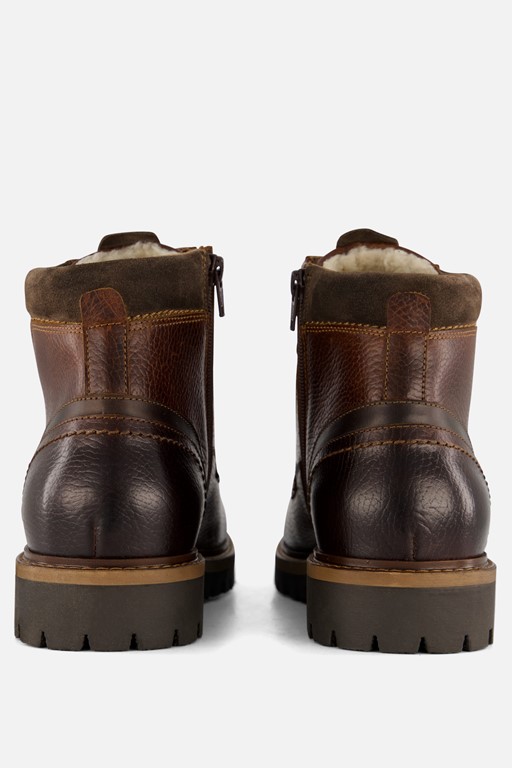 Outfielder Veterboots bruin Leer