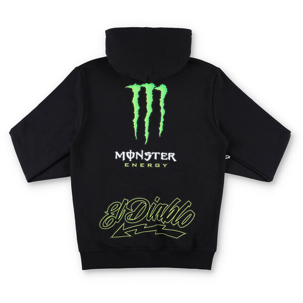 Fabio Quartararo - Sweat zippé à capuche Monster 20 Noir / Vert