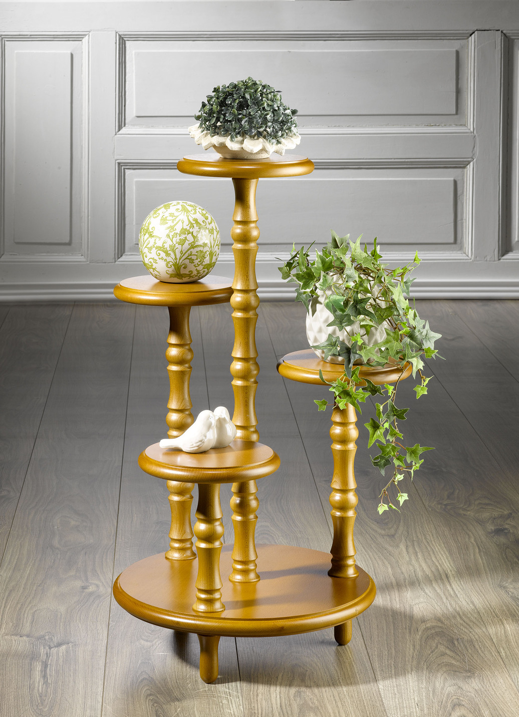 Wunderschöne Blumen-Etagere