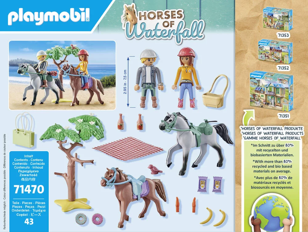 AMELIA ET BEN AVEC CHEVAUX - 71470