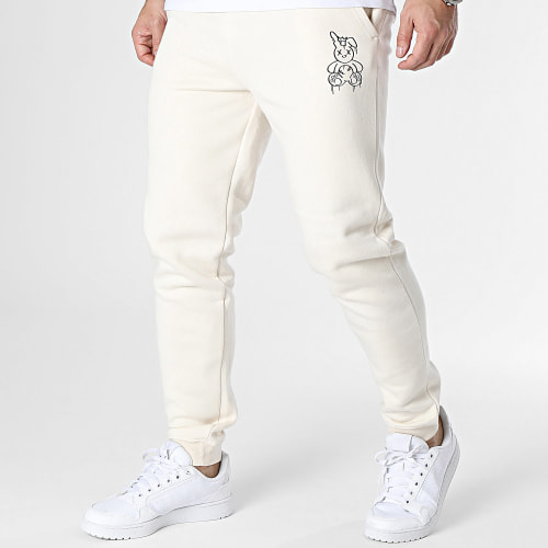 Pantalon Jogging Lapin King Beige Noir
