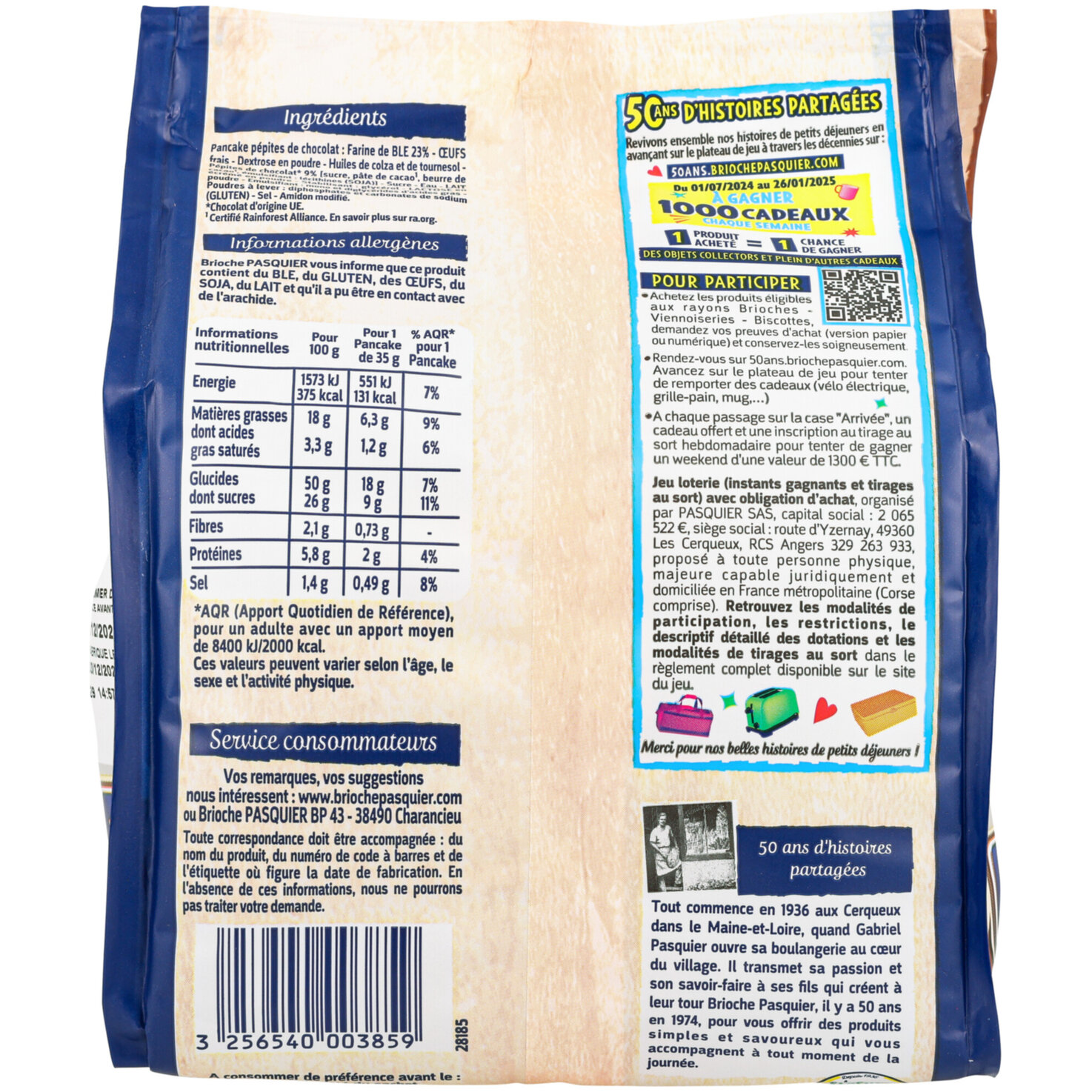 Pasquier Pancakes Choco 10 Stück