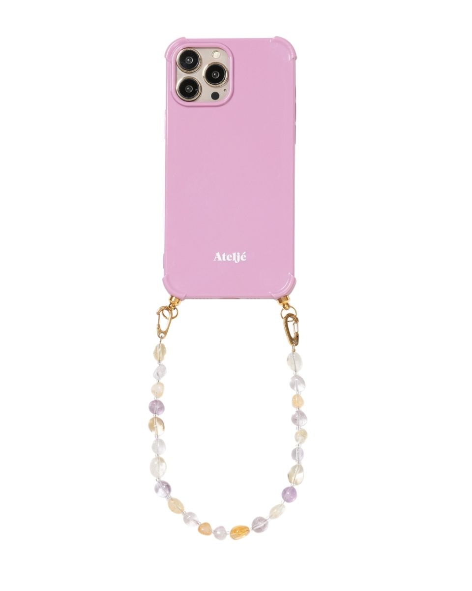 Ateljé Vintage pink recycled iPhone cas