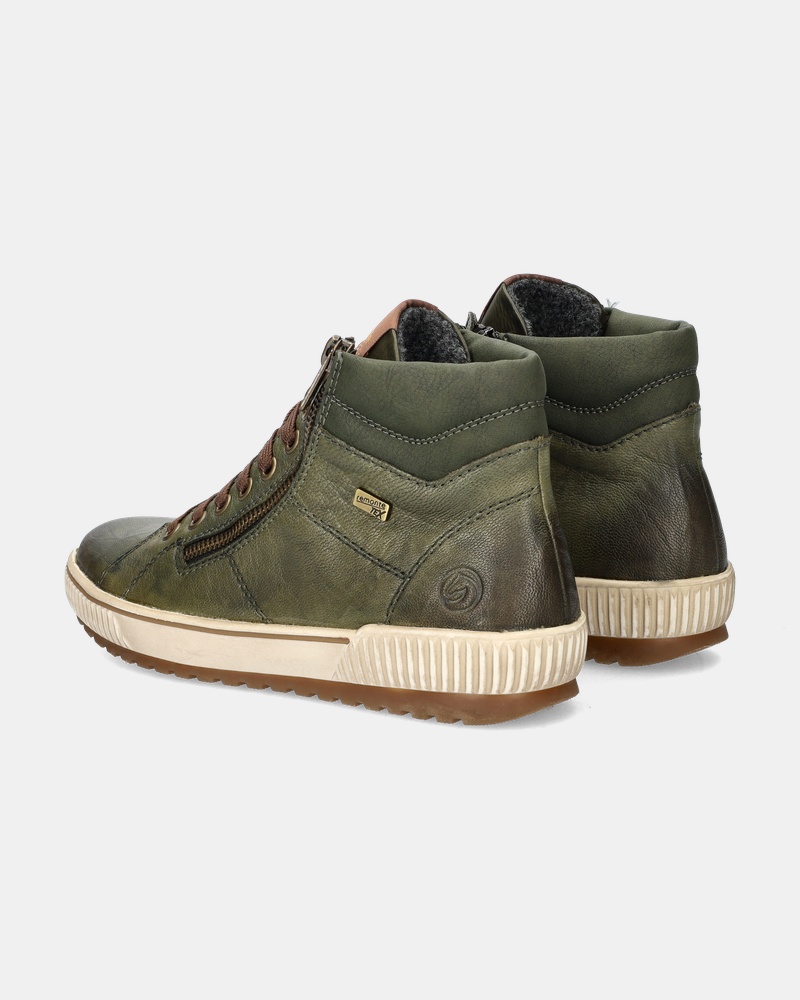 Remonte Hoge sneakers  - groen