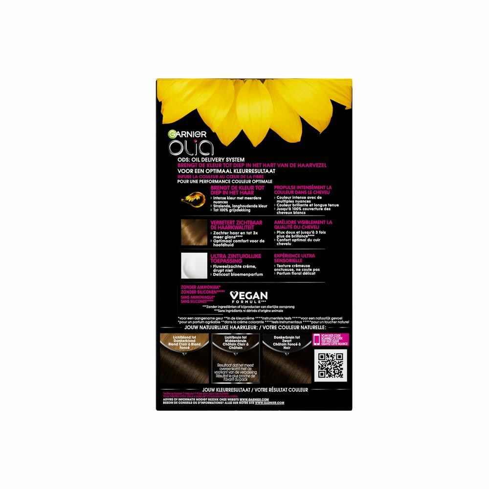 Garnier Olia Permanente Crèmekleuring 4.0 Bruin