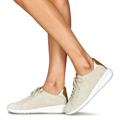 Geox - D AERANTIS - Blanc / Camel