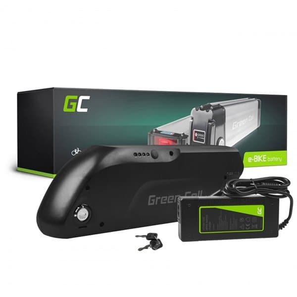 Green Cell elcykelbatteri 36V 13Ah med lader