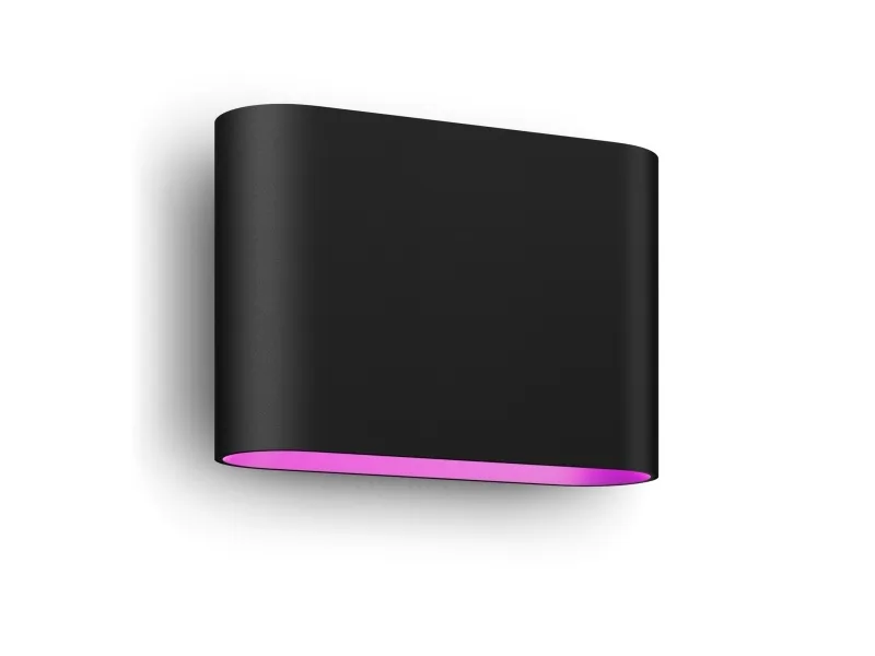 Philips Hue White and Color Ambiance Dymera - Væglampe - LED x 2 - total: 20.4 W - 16 millioner farver - 2000-6500 K - sort