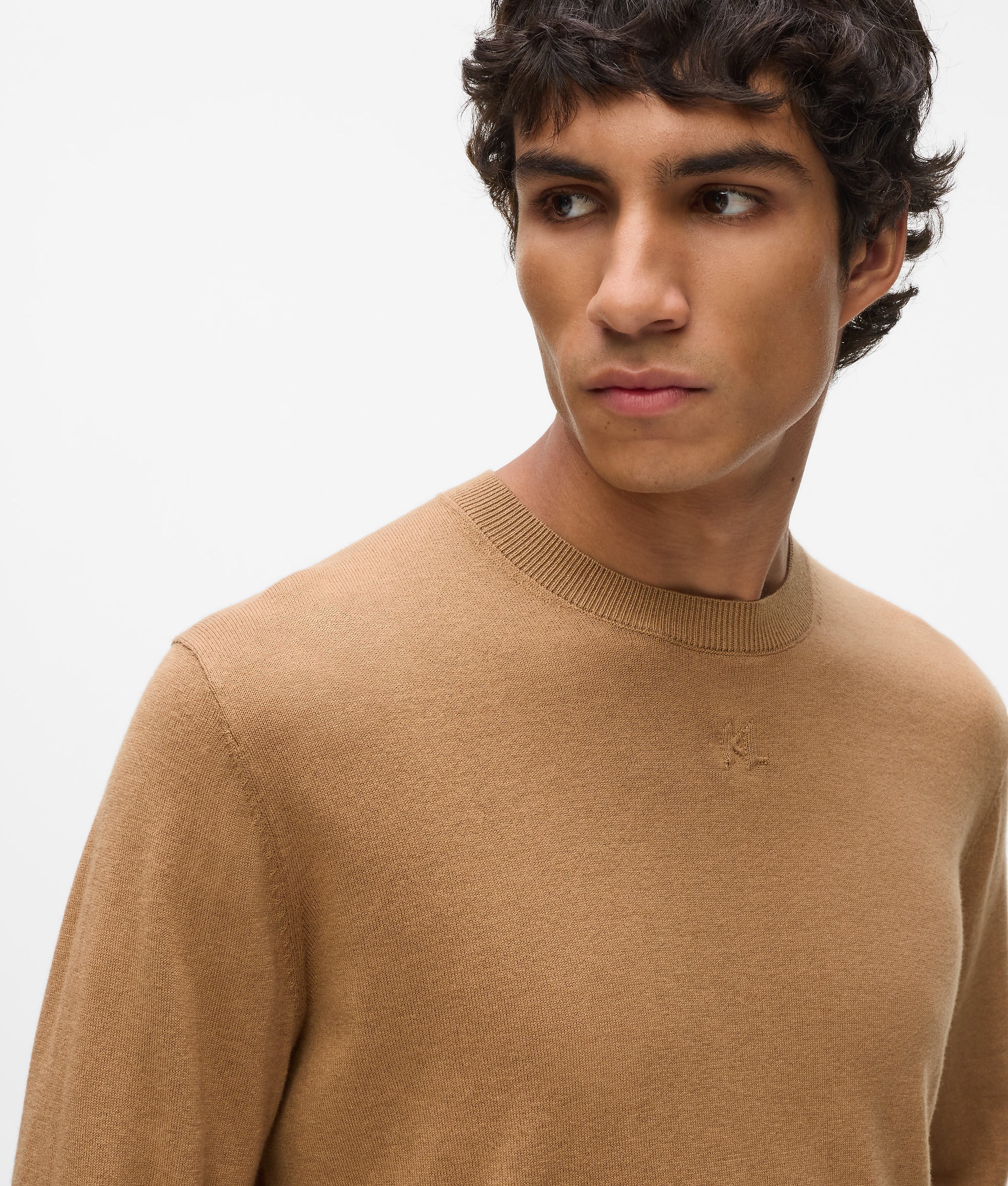 Gebreide ronde hals sweater