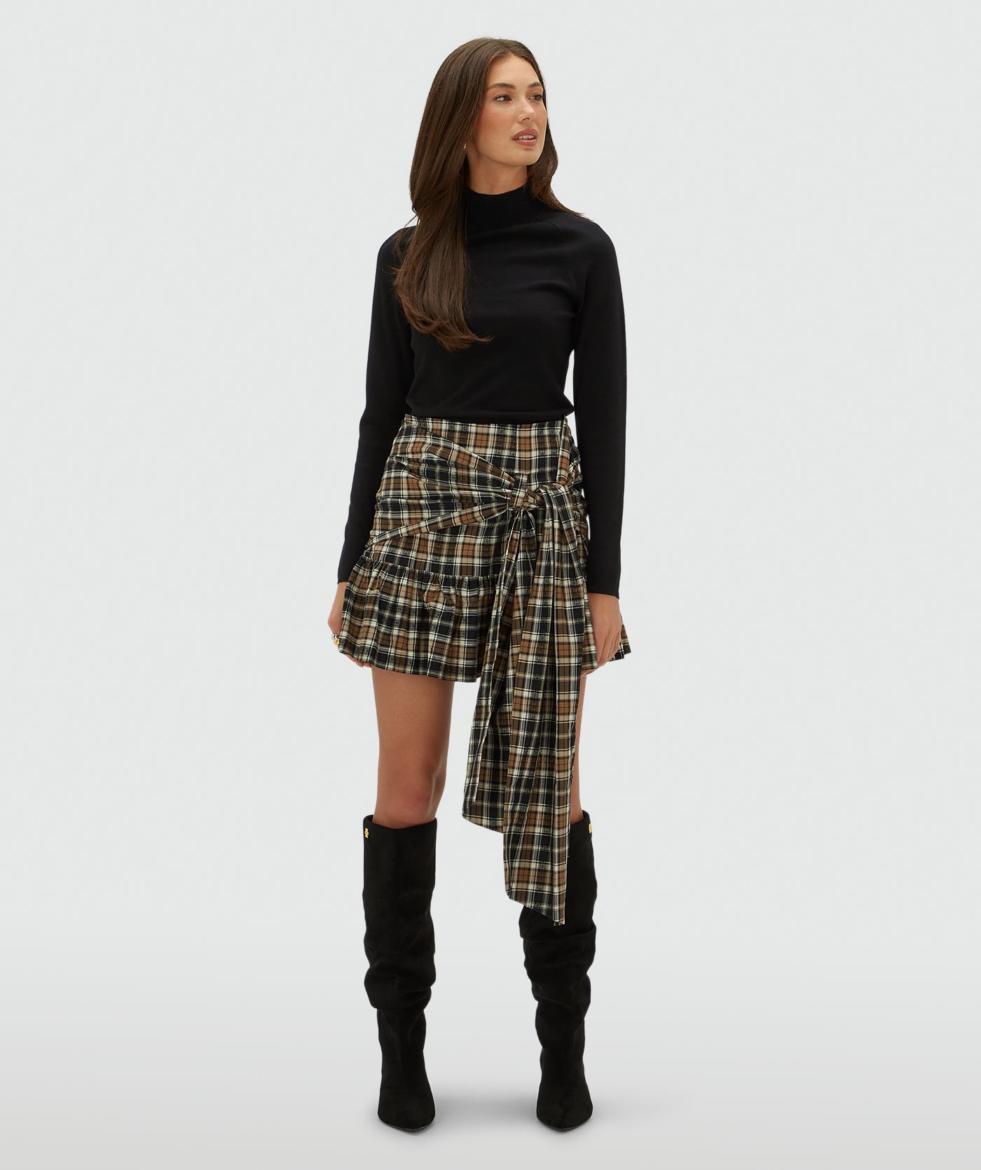 JV-SOFIA fitted coltrui - black