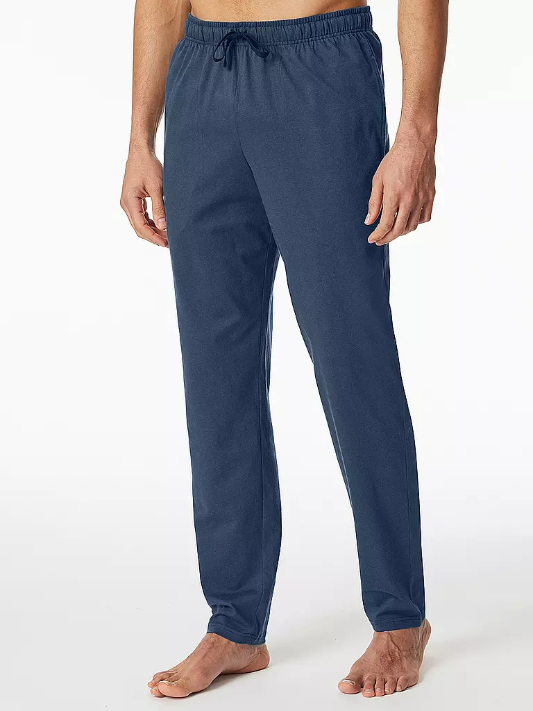 SCHIESSER Pyjama Hose MIX + RELAX blau