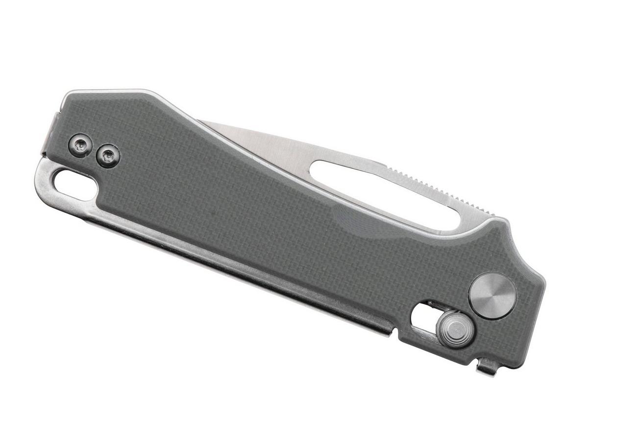 Real Steel Vis 8051HS Satin 12C27, Grey G10, zakmes, Jakub Wieczorkiewicz design