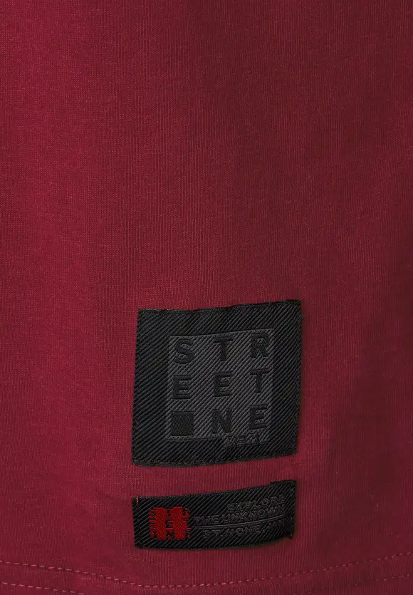 Softes Kapuzenshirt - wine red