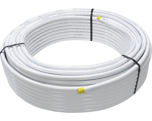 Aluminium composiet buis 16x2.0 wit 100 m rol