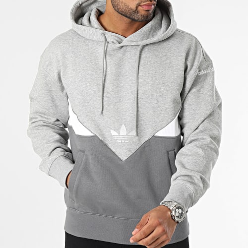 Sweat Capuche Reflective IU4244 Gris Chiné