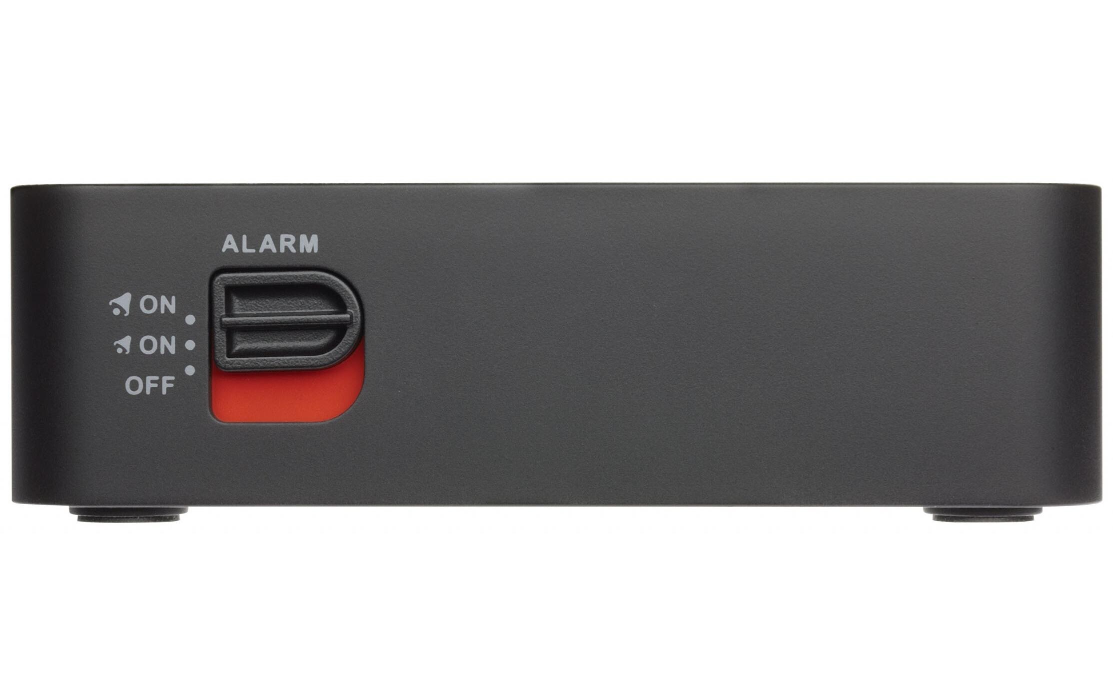 Digitalwecker Easy Charge SchwarzDigitaler Wecker mit kabelloser Ladestation