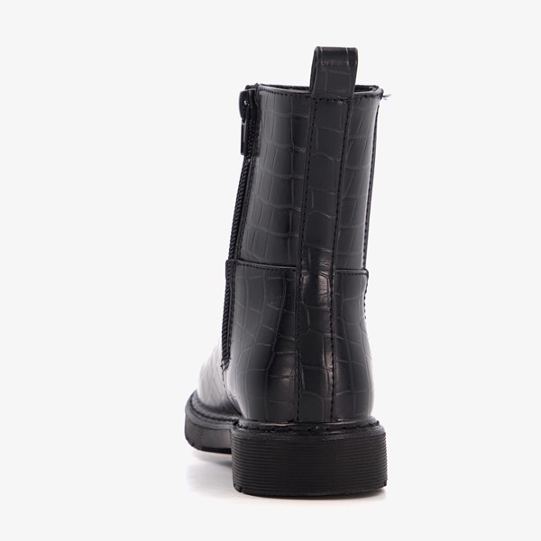 Blue Box meisjes chelsea boots met croco print
