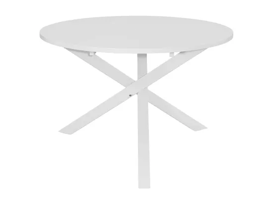 Mobilier de salle à manger 5 pcs MDF Blanc