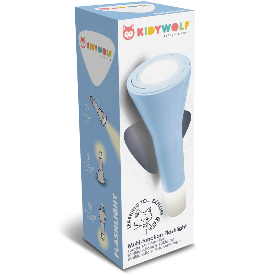 Kidywolf zaklamp kidytorche - blauw
