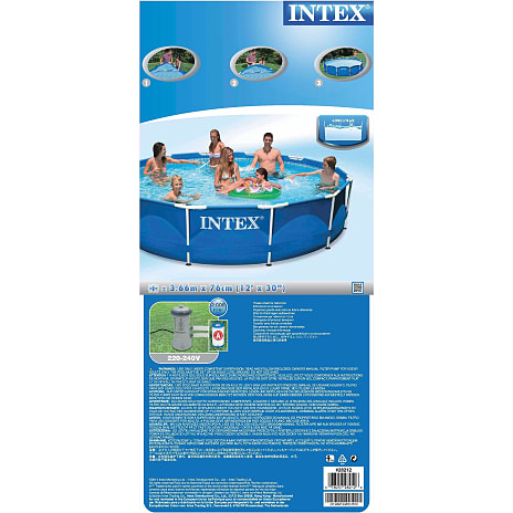 Intex Metal Frame Pool - 6503 liter