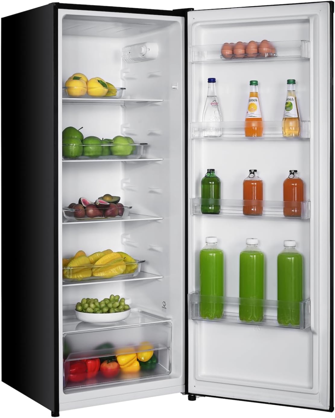 GEDTECH Refrigerateur simple porte GSP230BL Black - capacité 230L - Classe E