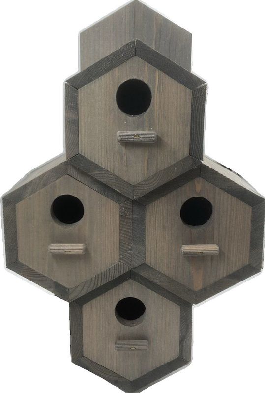 Garden Spirit - Nestkast - Mus - Vogelhuisje - Voor 4 Vogels - FSC Kwaliteit