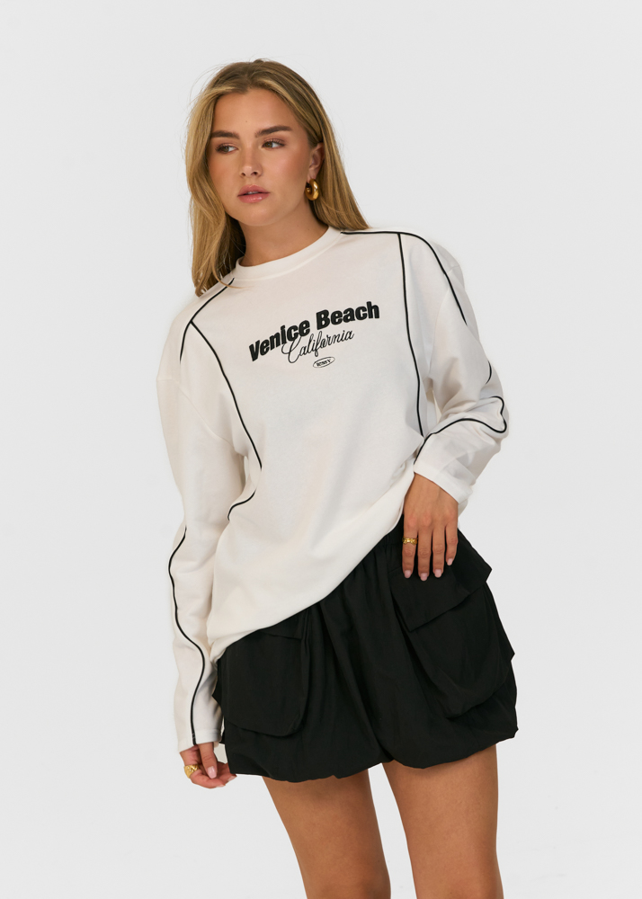 Venice longsleeve wit