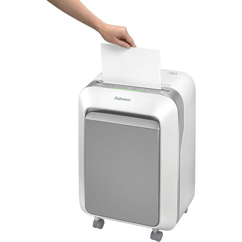 Destructeur fellowes lx 211 coupe micro 15f systeme       intellibar 100 pourcent       antibourrage safesense