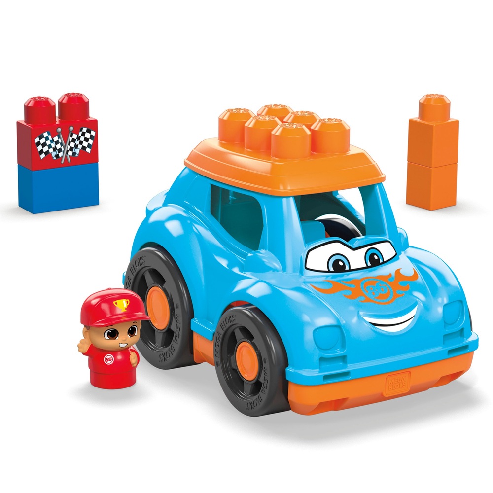 Mega Bloks Lil Vehicles Ricky Rennwagen
