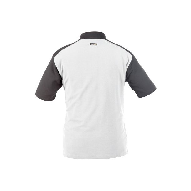 710004 Dassy ® Cesar tofarvet poloshirt Hvid grå