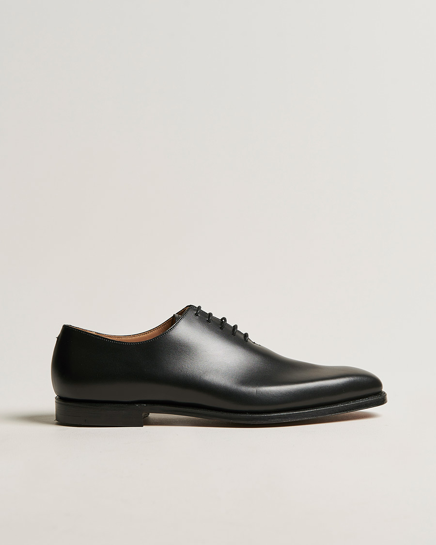 Crockett & Jones Alex Wholecut Oxford Black Calf