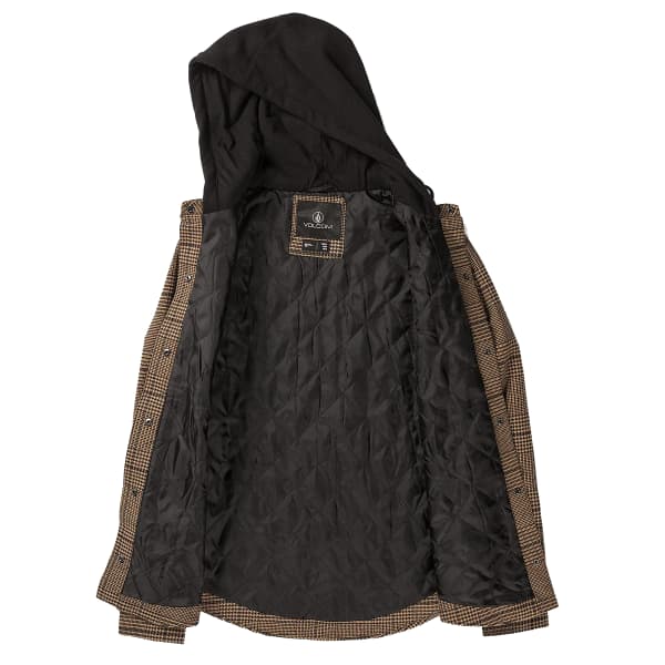 Chemise VOLCOM HOODED FLANNEL JKT CARAMEL