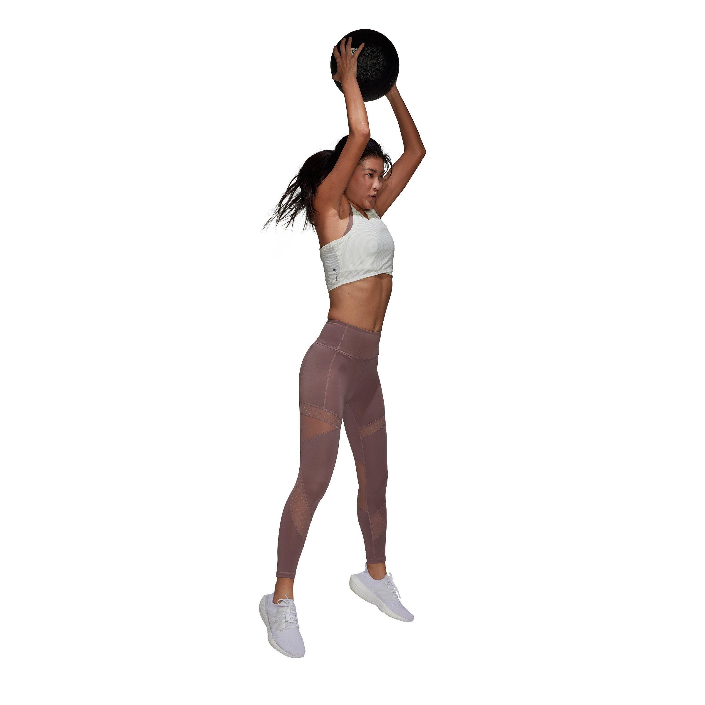 adidas Circuit High Waisted 7 8 Mesh Leggings Womens