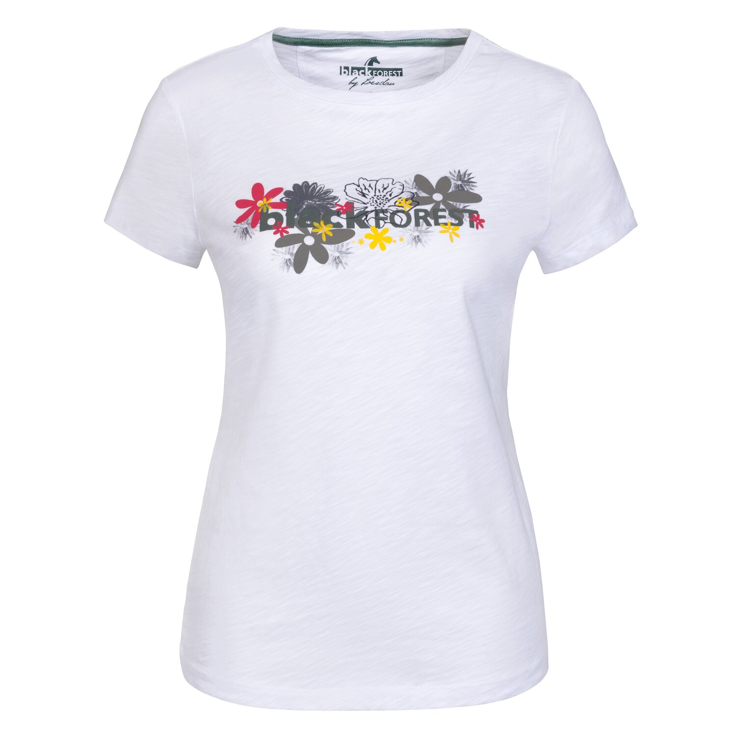 black forest T-Shirt mit Print  - white