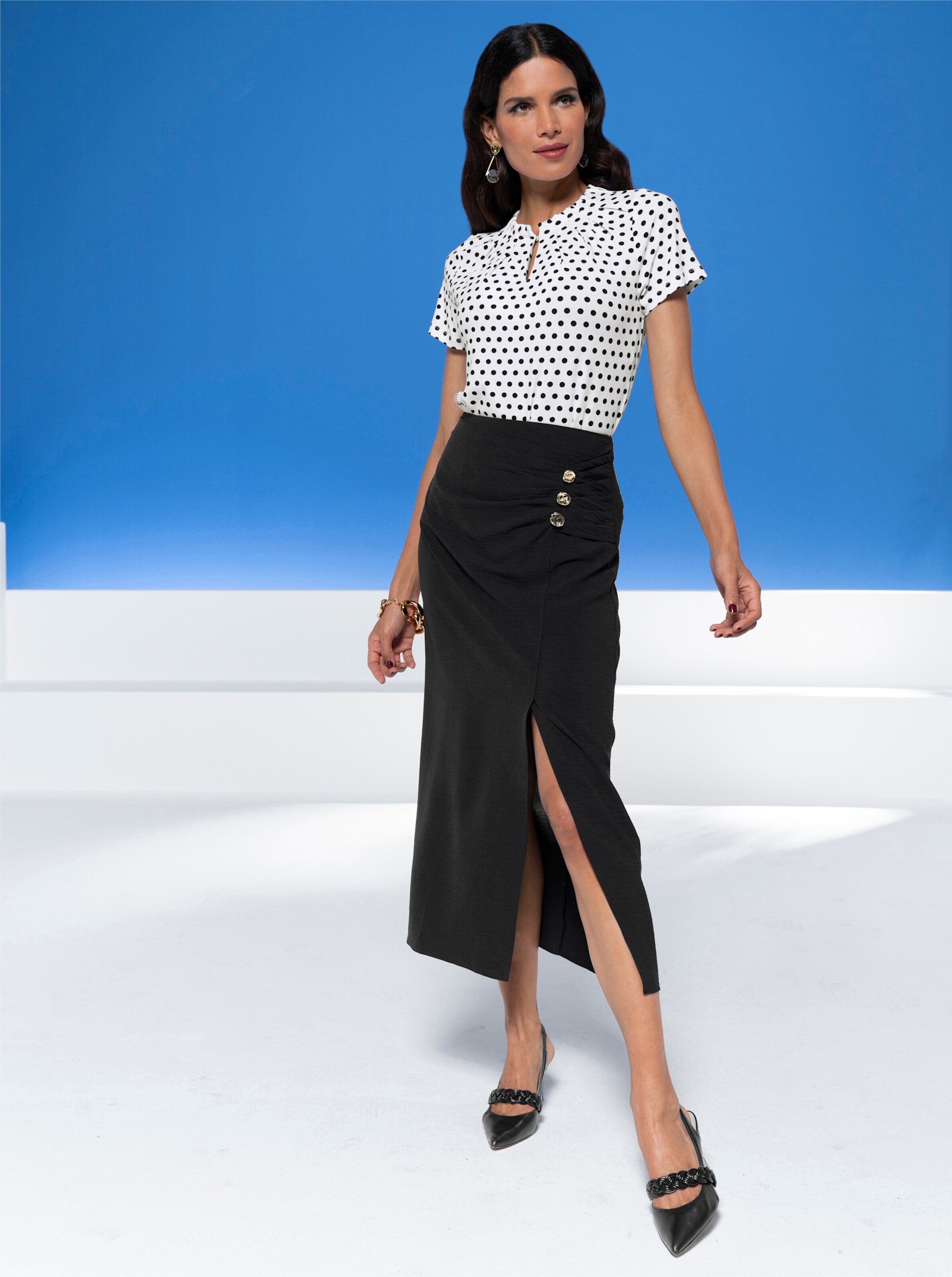 heine Slingpumps in schwarz