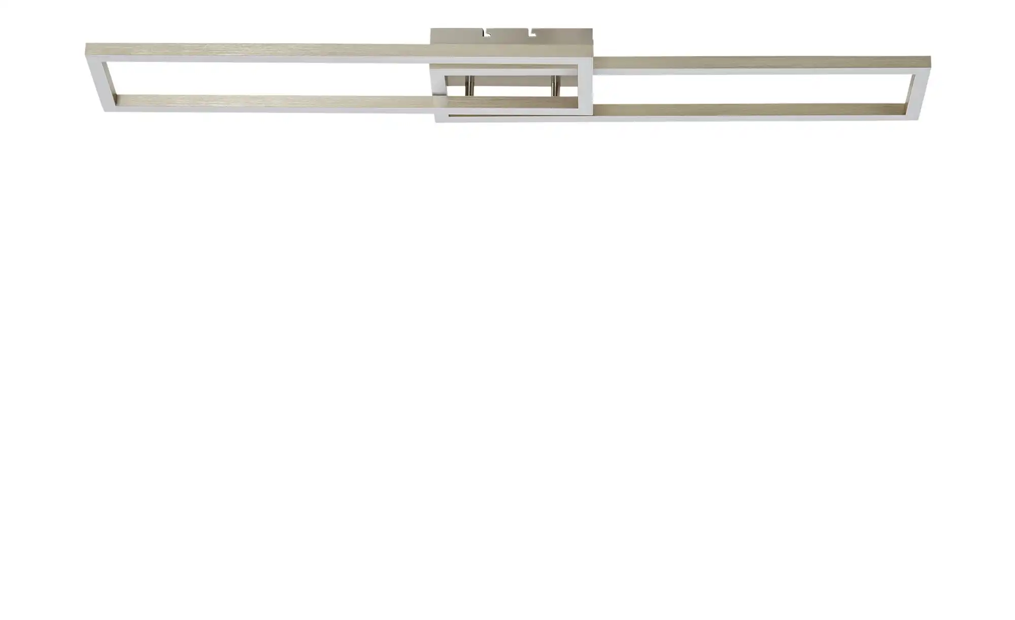 Paul Neuhaus Smart Home-Deckenleuchte, 2-flammig, Nickel matt