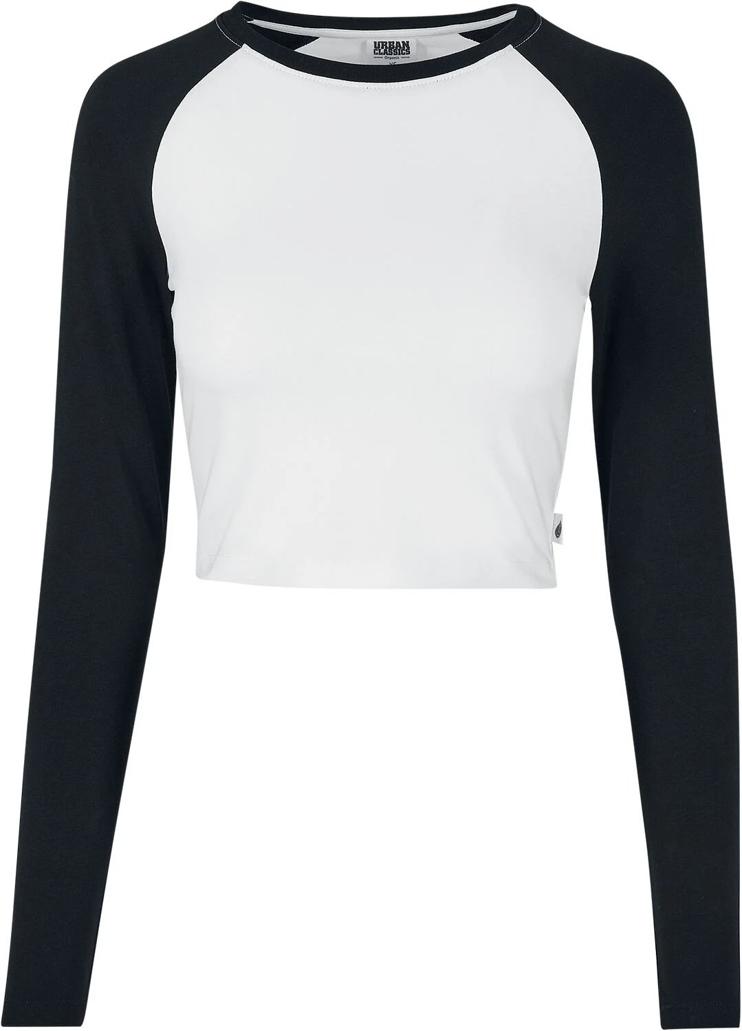 Haut Manches Longues Baseball Rétro Court Organique | Urban Classics T-shirt manches longues