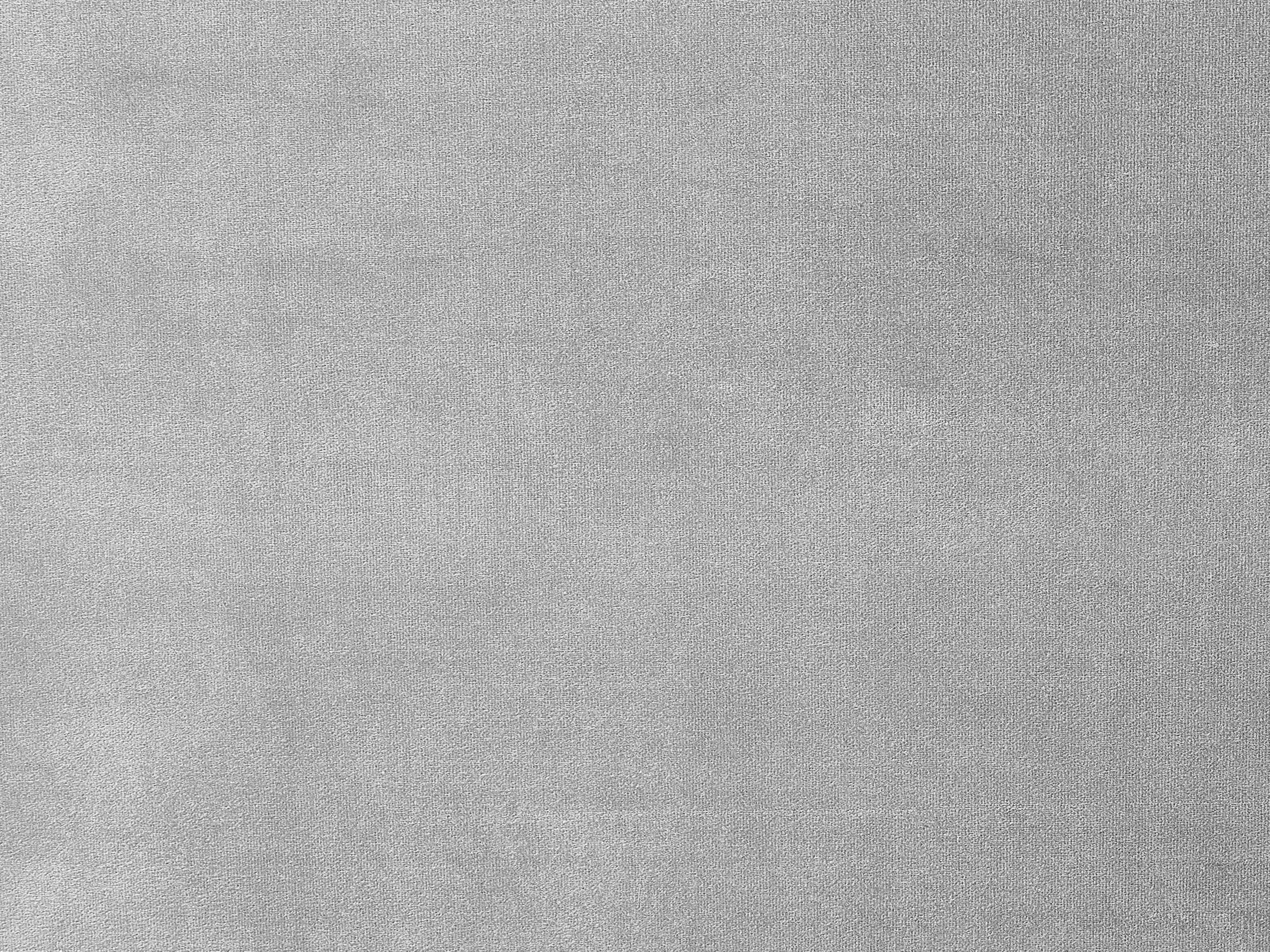 Bank 4-zits AURE Fluweel Lichtgrijs