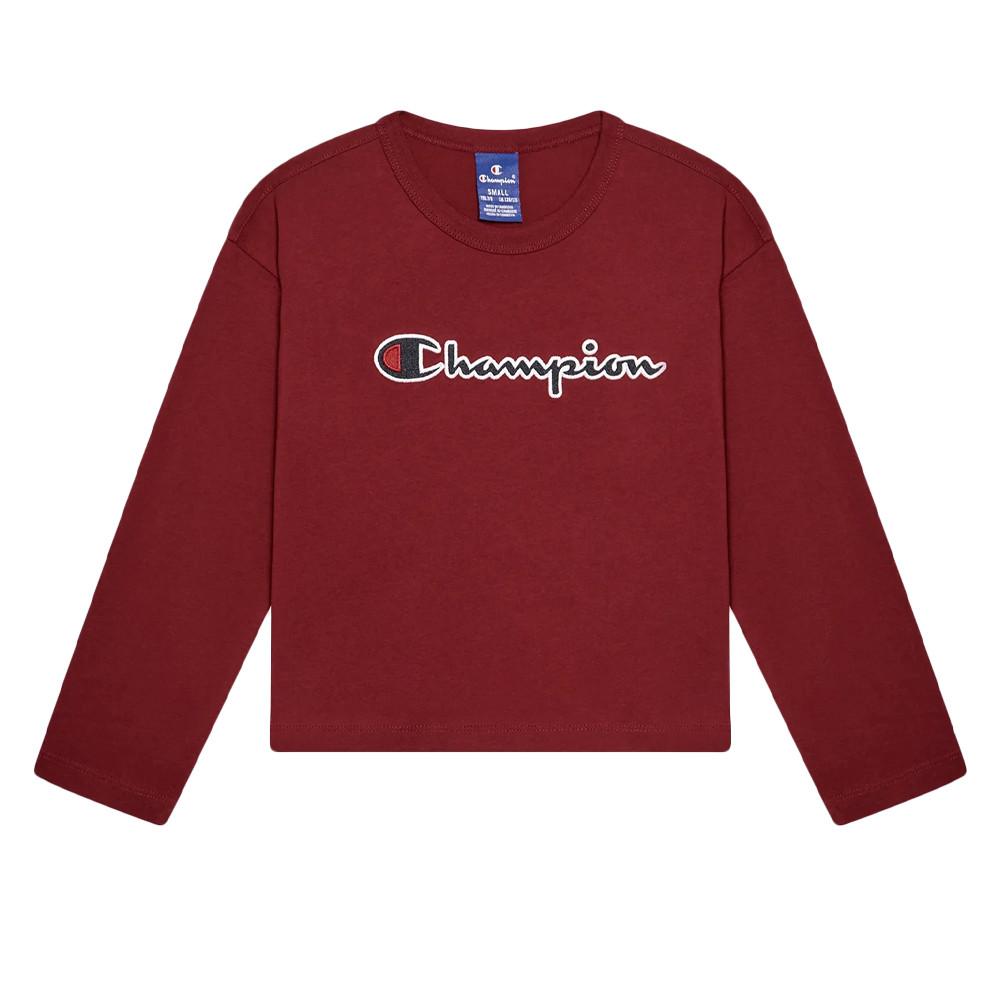 Champion T-shirt Manches longues Bordeaux Fille Champion 404233