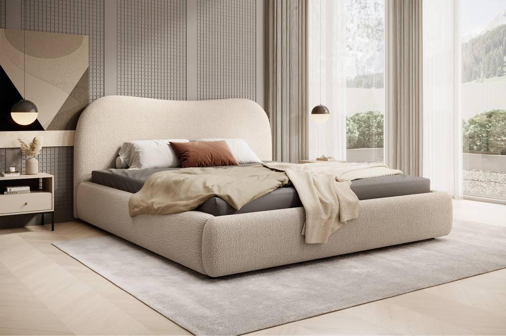 NADUVI Collection Sombala Bedframe - 140 x 200 cm - Beige