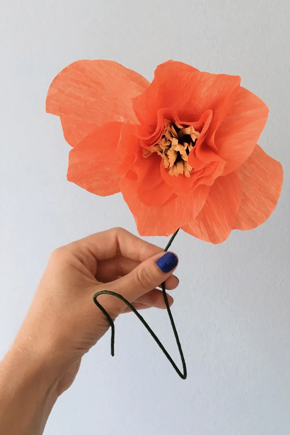 Studio About  Poppy Papirblomst - Rød