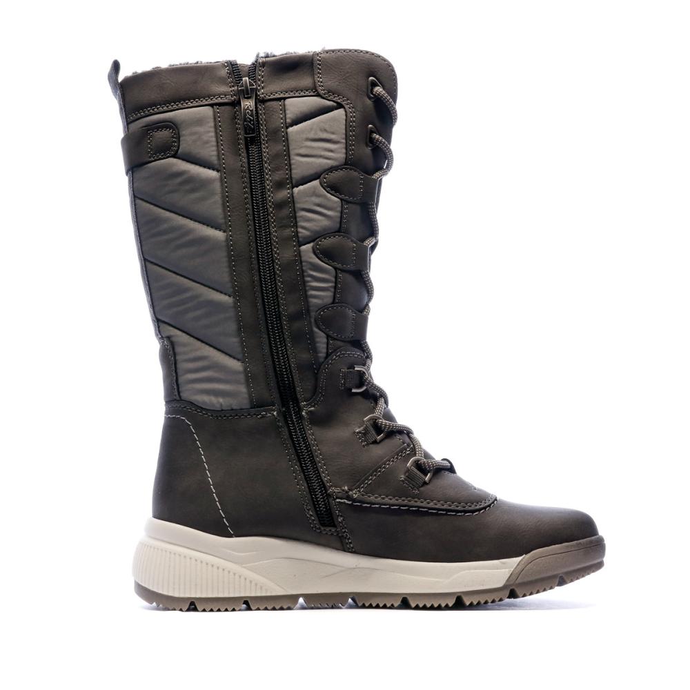 Relife Bottes Après-Ski Gris Foncé Femme Relife Jylkoy
