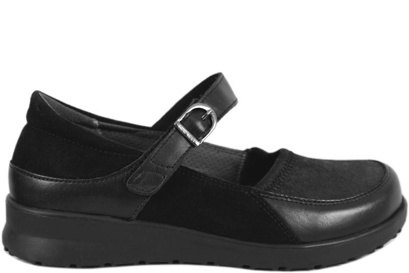 NEW FEET SORT SKO KALVESKIND