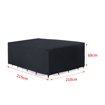 Loungeset Hoes 215x210x69 cm