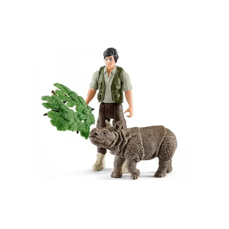 Schleich® 42428 Ranger und Nashorn StarterSet